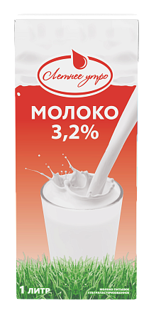 Молоко Летнее утро 3,2%